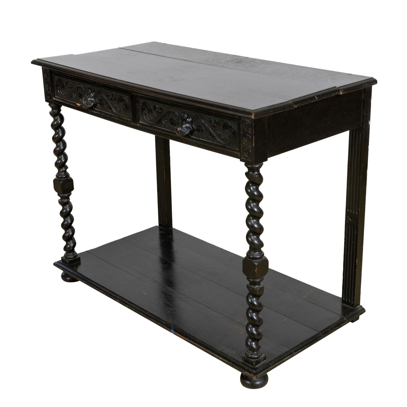 Jacobean Style Carved Oak Server (1 of 4)