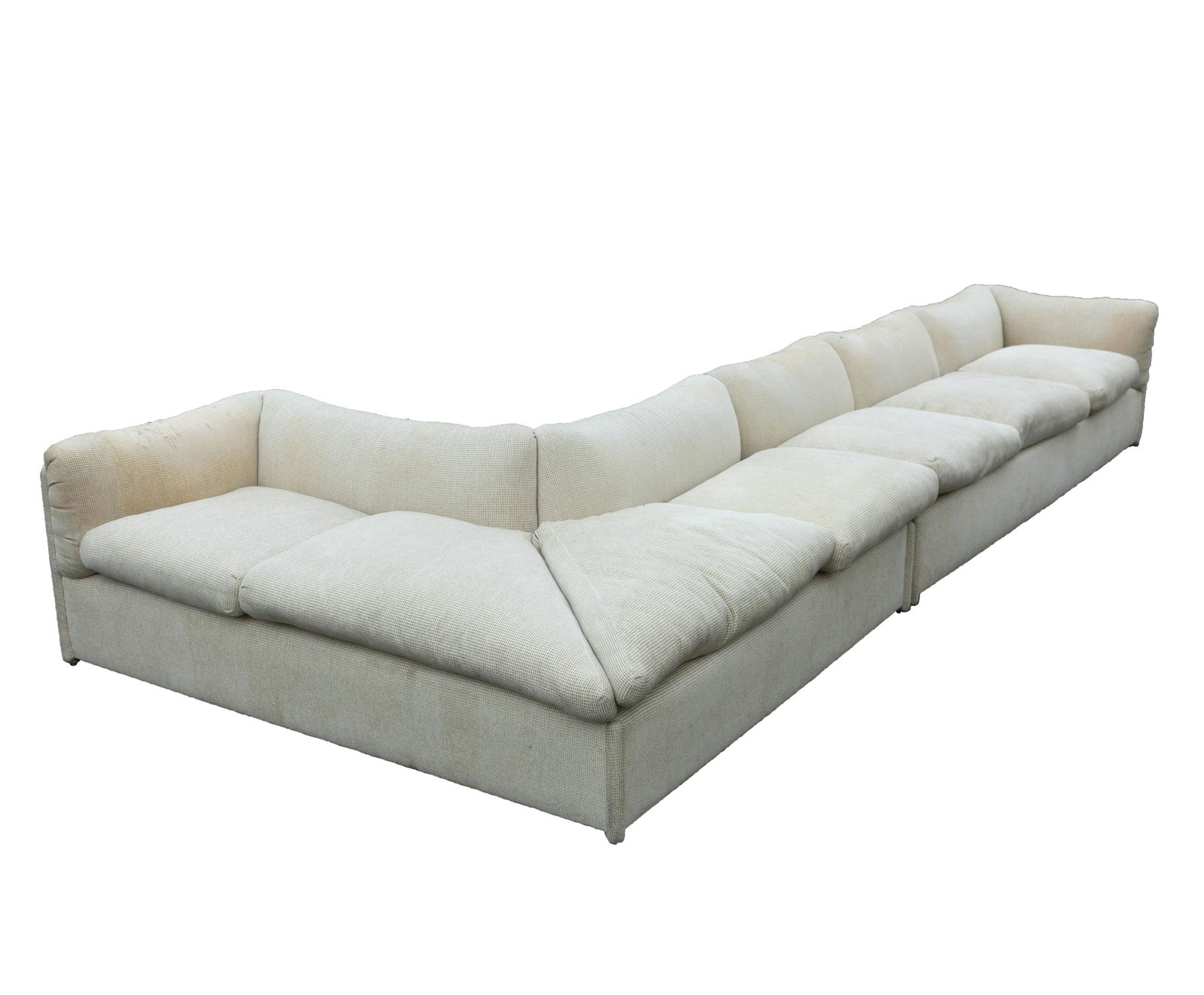 Large Mid Century Sectional Sofa (1 of 5)