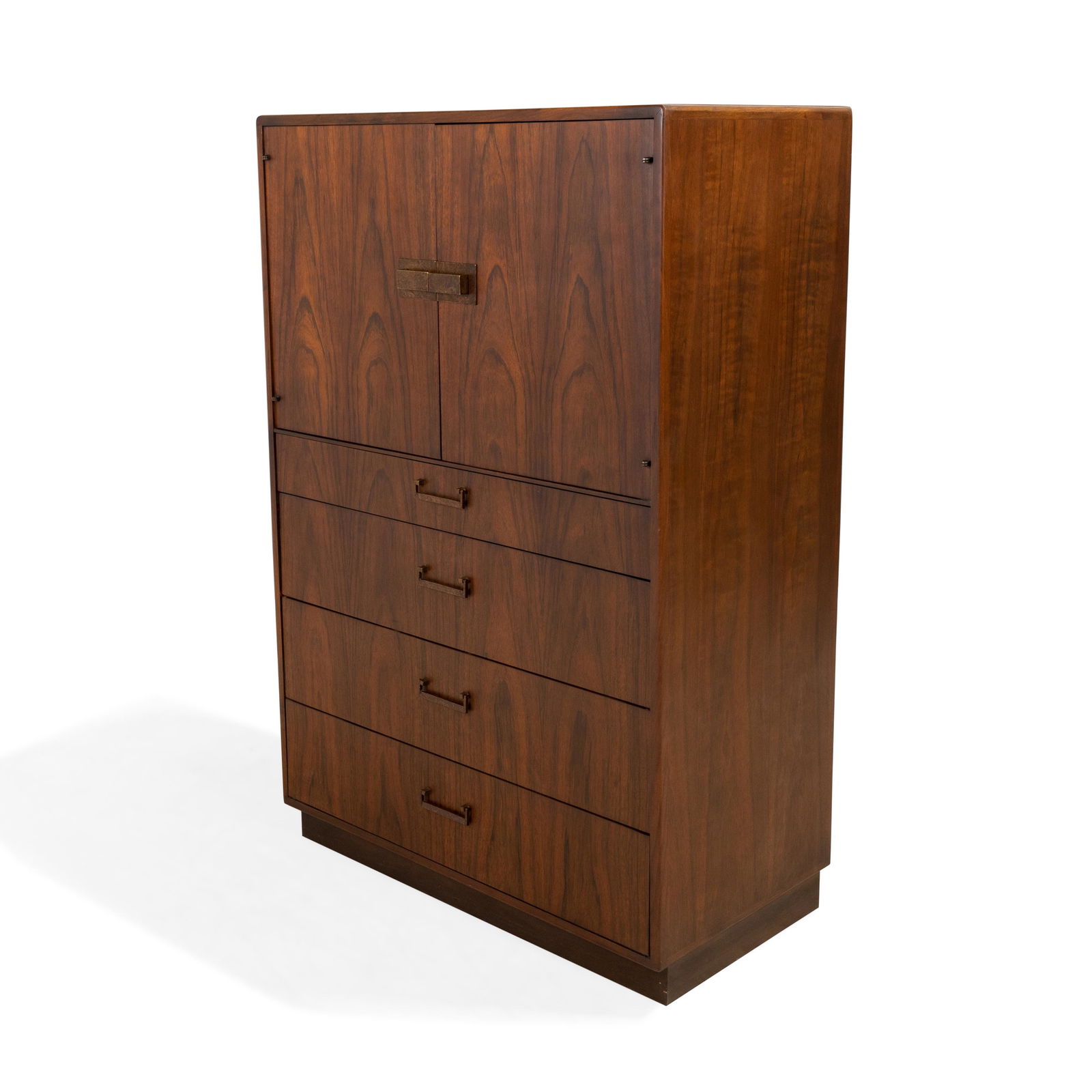 Milo Baughman - Tall Walnut Cabinet (1 of 4)