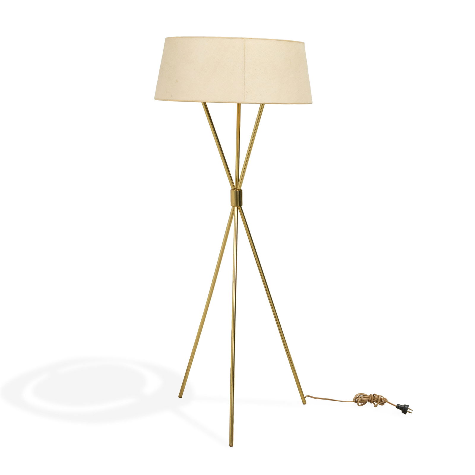 T.H. Robsjohn Gibbings - Brass Floor Lamp (1 of 7)