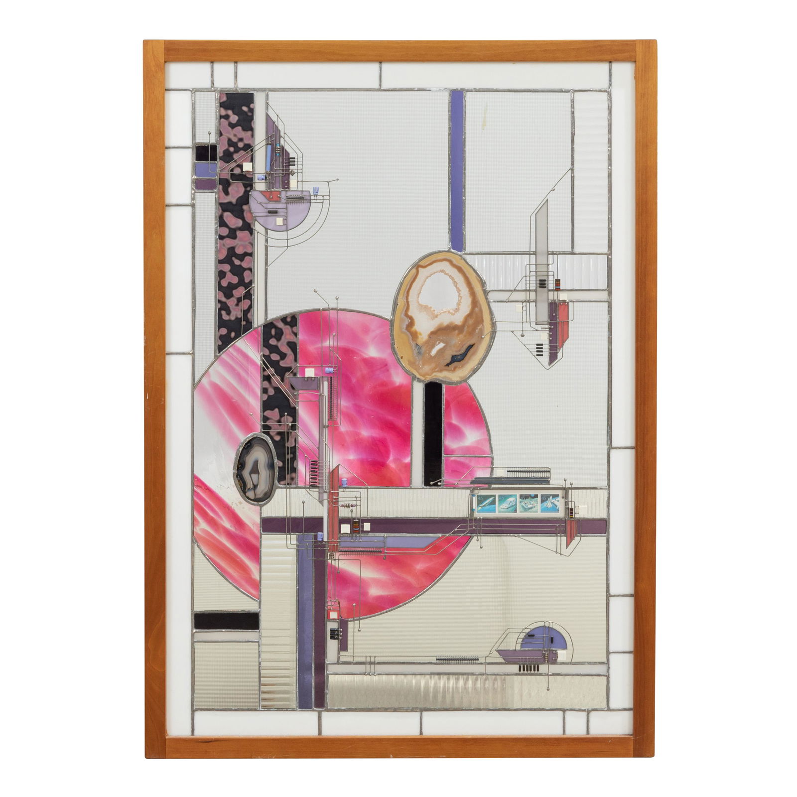 Modern Stained Glass Window (1 of 3)