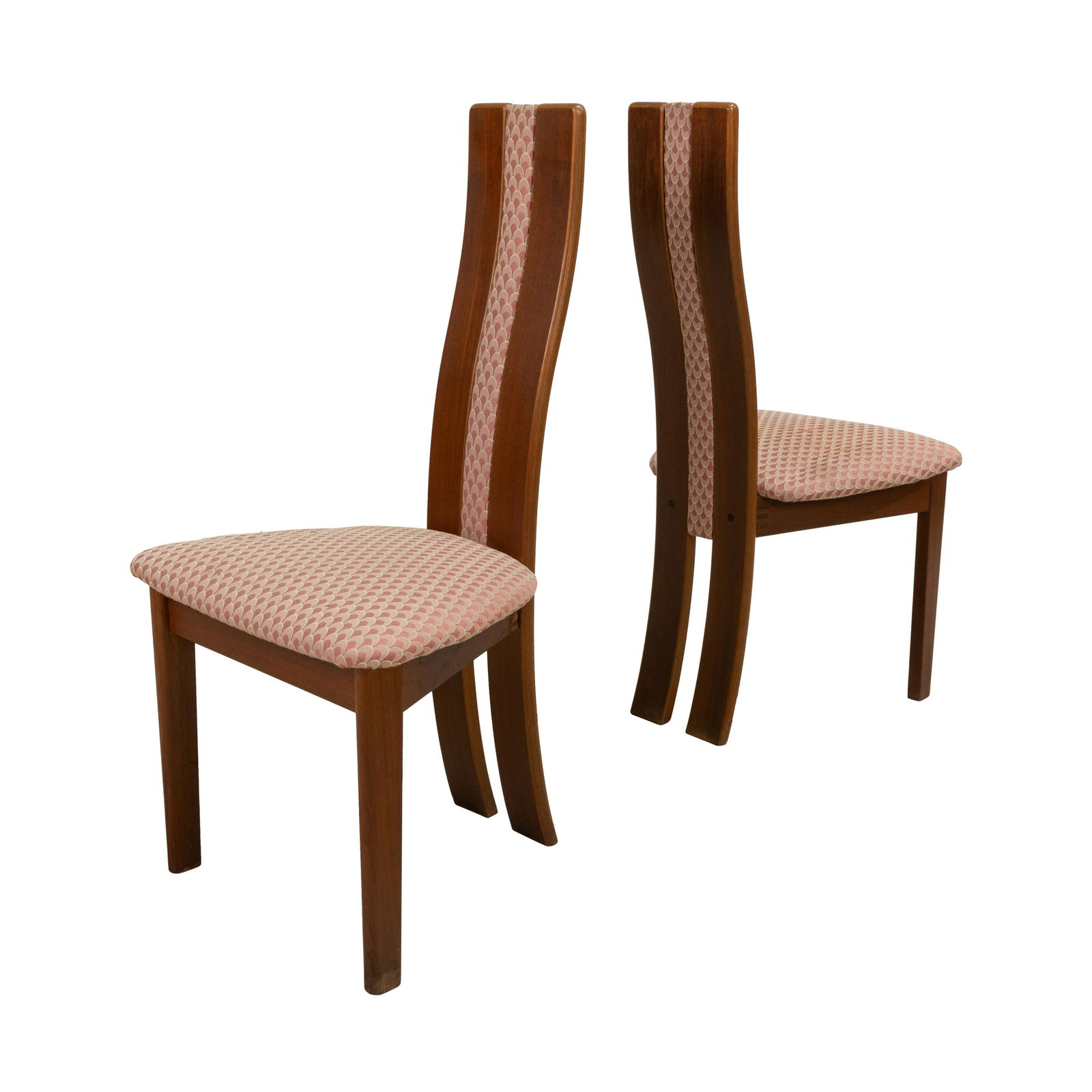 Danish Teak Chairs and Brasillia Style Nightstand (1 of 5)