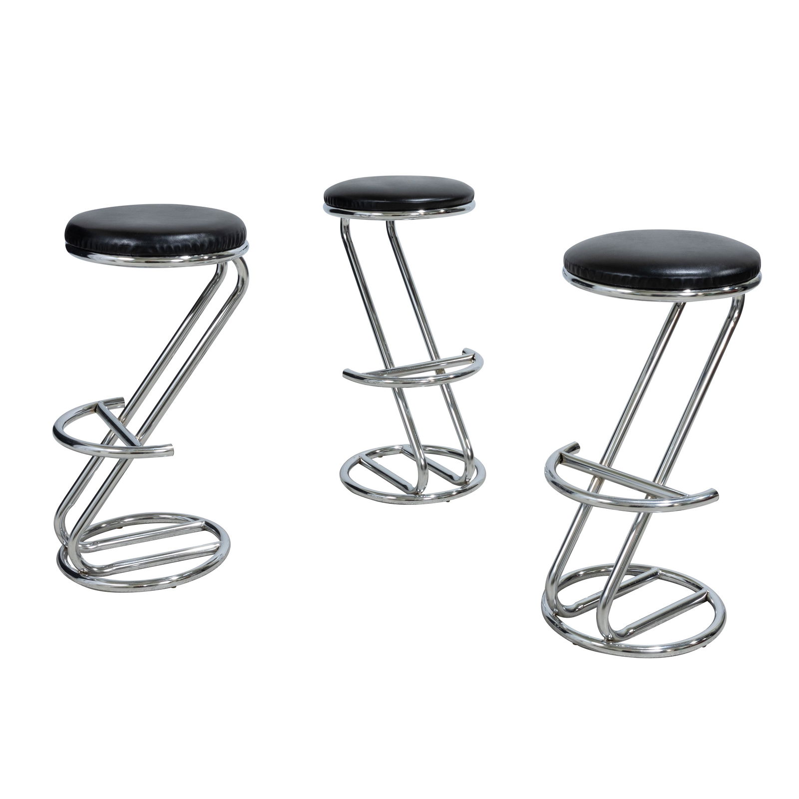 Chrome Z Stools - 3 (1 of 3)