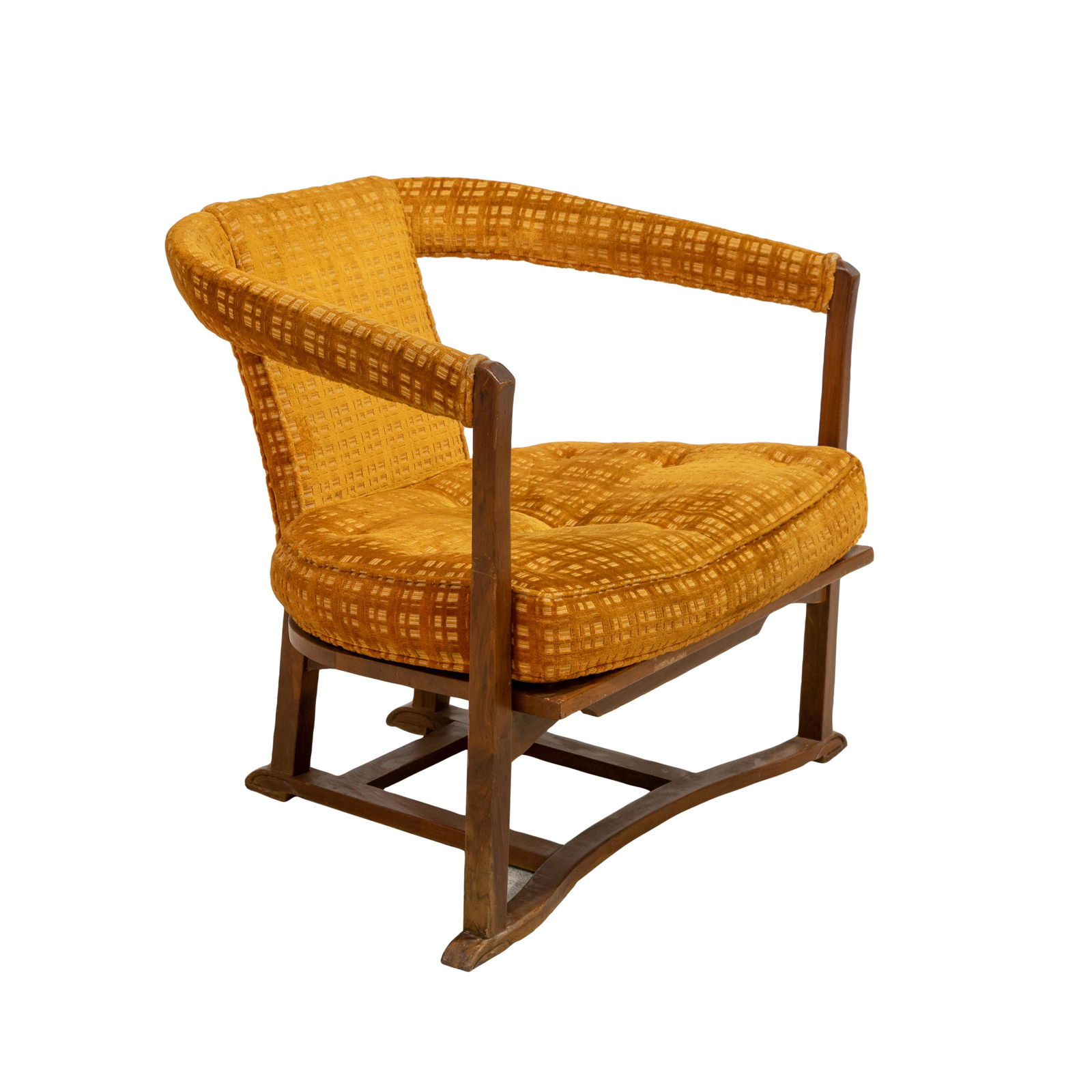 Mid Century Barrel Back Chair (1 of 3)