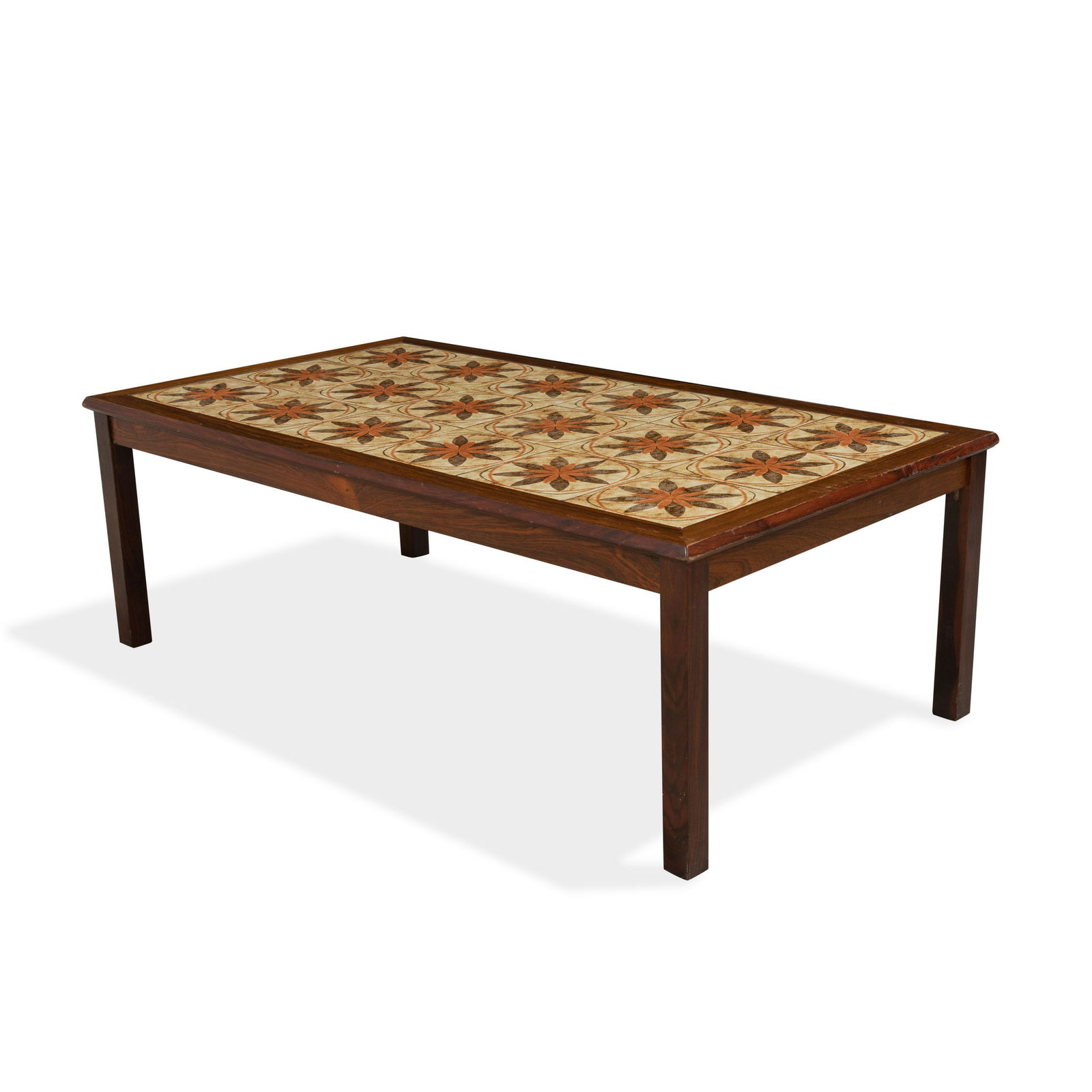 Toften Rosewood and Tile Coffee Table (1 of 5)