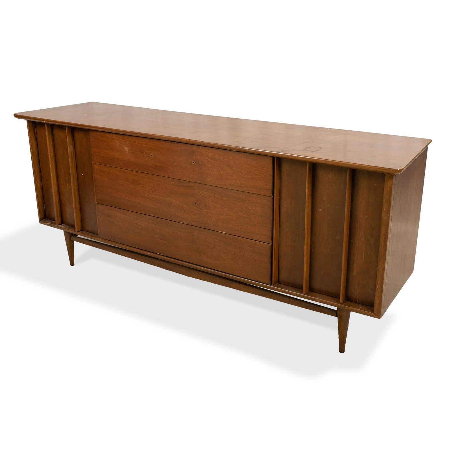 Walnut Concave Credenza (1 of 5)