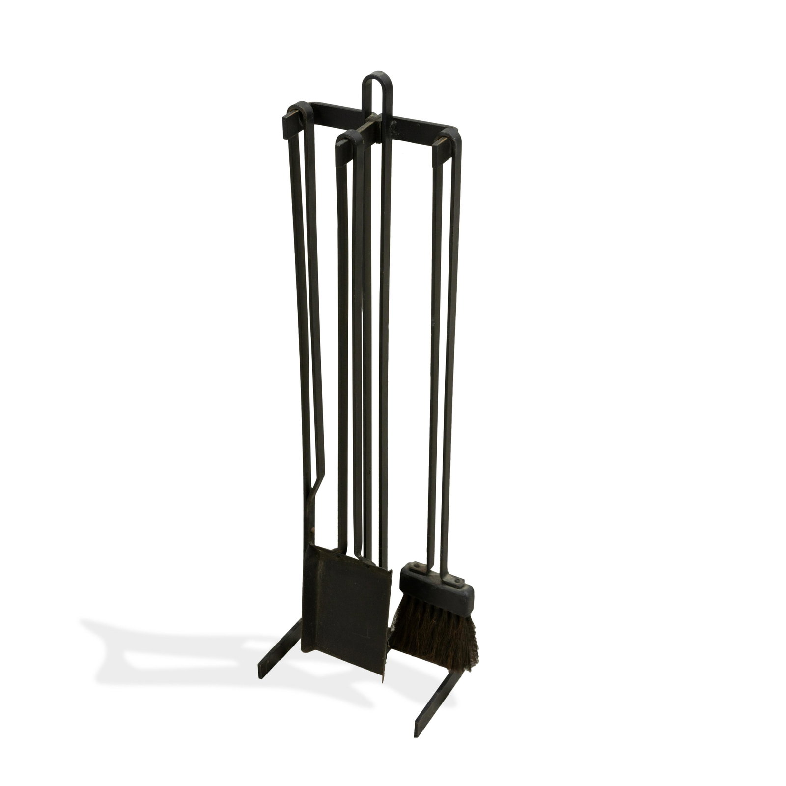 Iron Fire Tools: Description - Iron fire tools. Dimensions - 31.5" x 9" x 6"