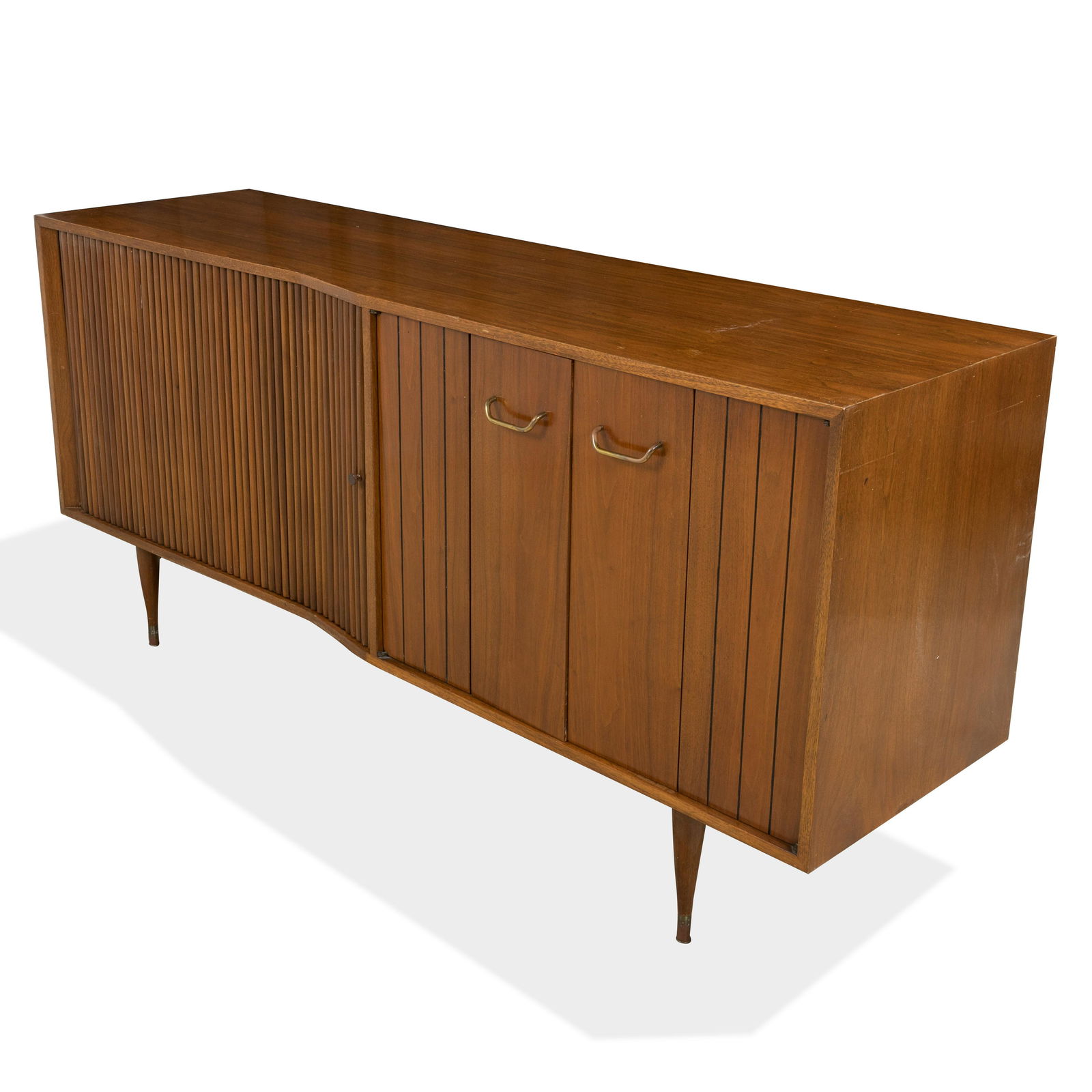 Mid Century Walnut Credenza/Chest (1 of 3)