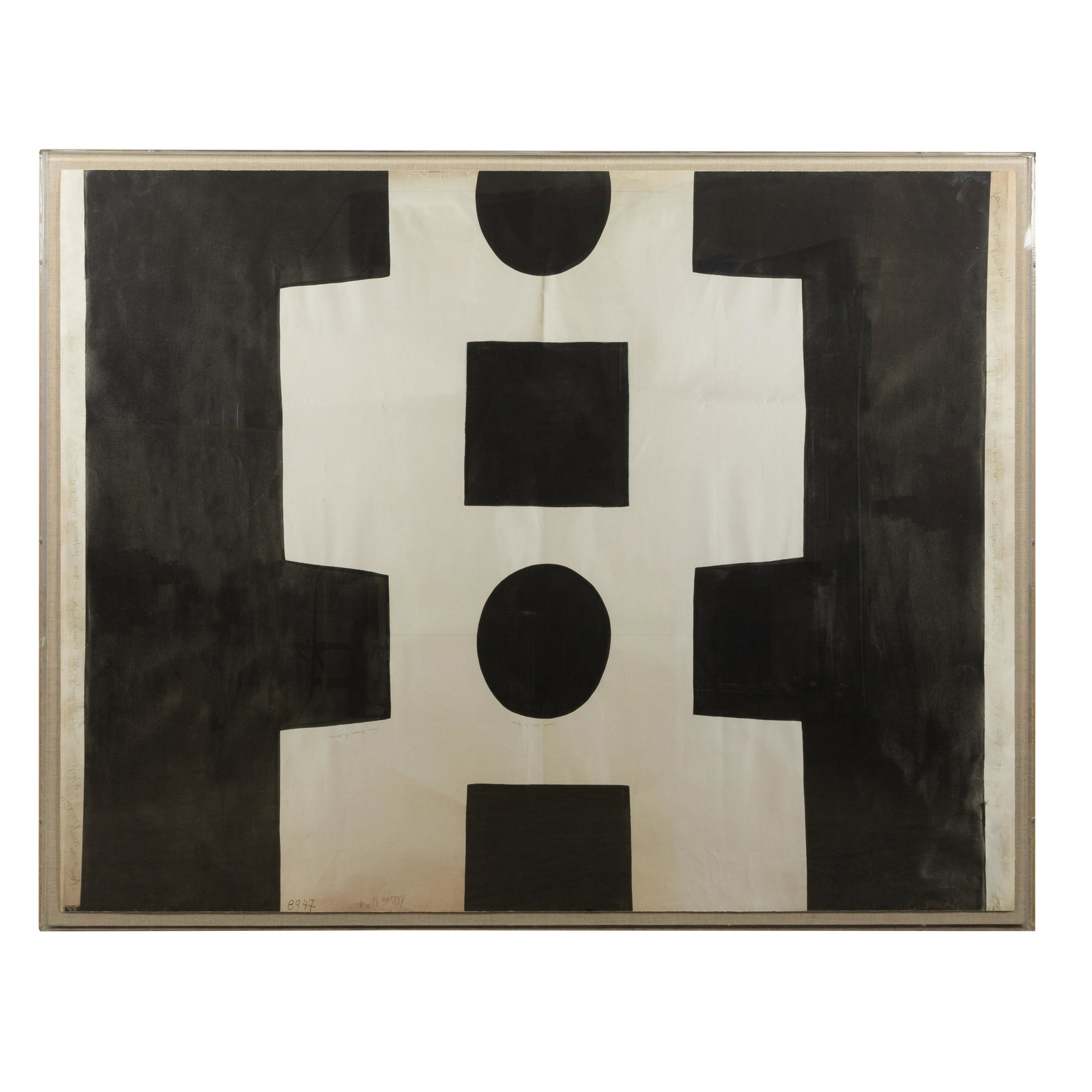 Large Abstract in Shadow Box (1 of 7)