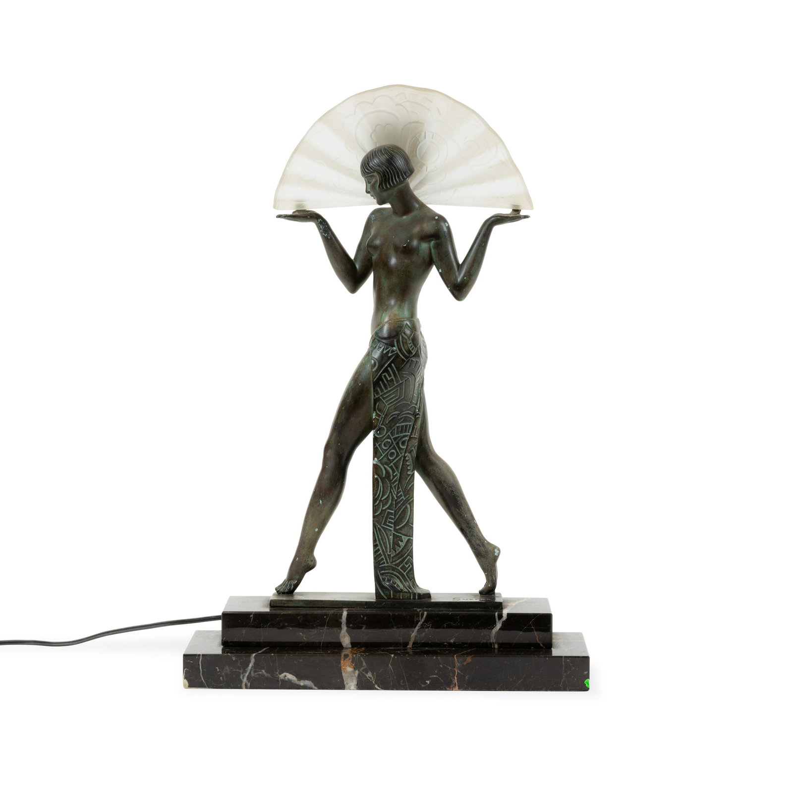Raymonde Guerbe - French Art Deco Figural Lamp (1 of 3)