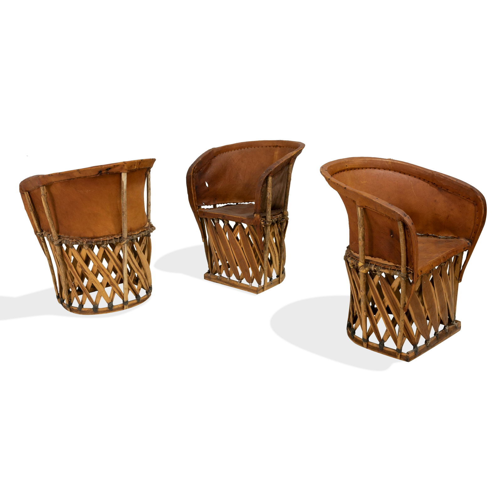 Equipale Barrel Chairs - 3: Description - Equipale barrel chairs, 3. Dimensions -