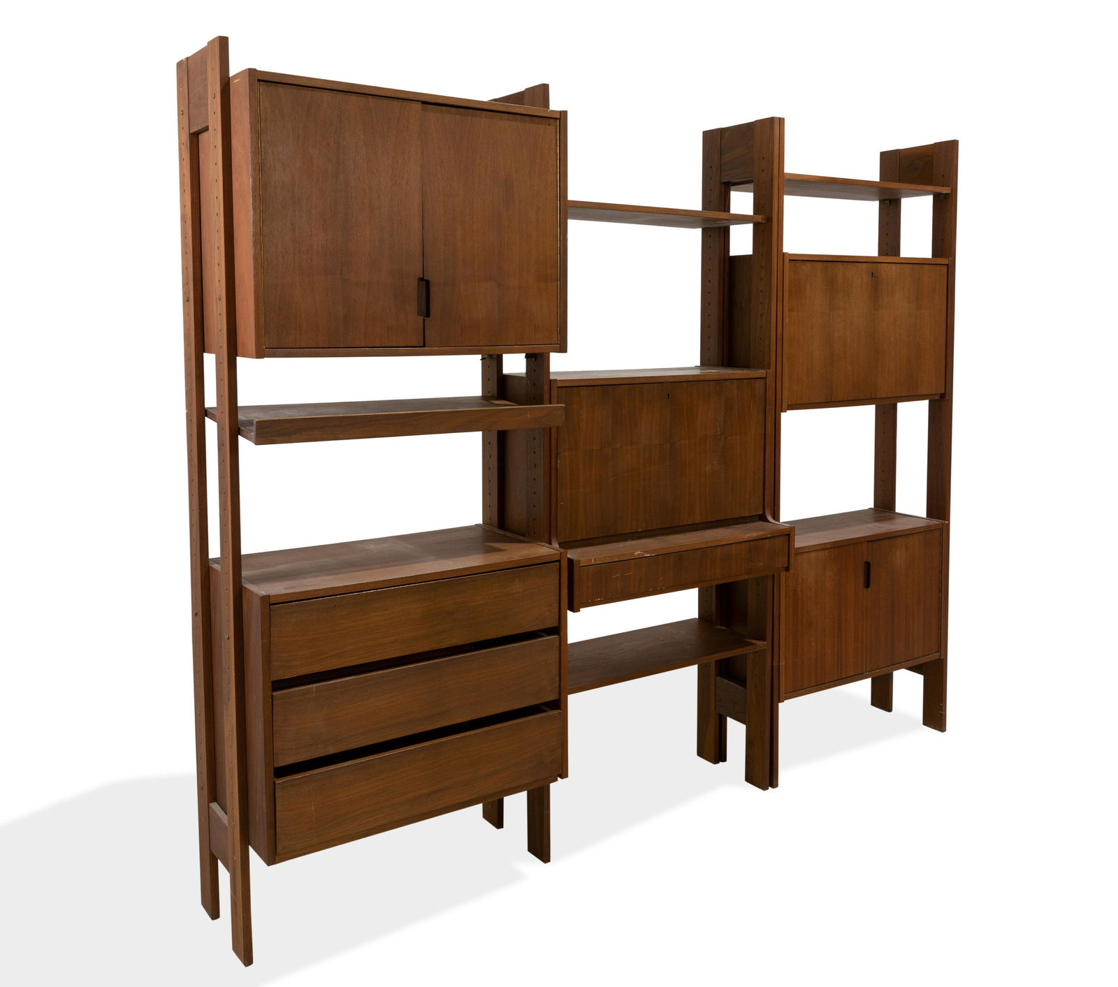 Free Standing Walnut Wall Unit (1 of 6)