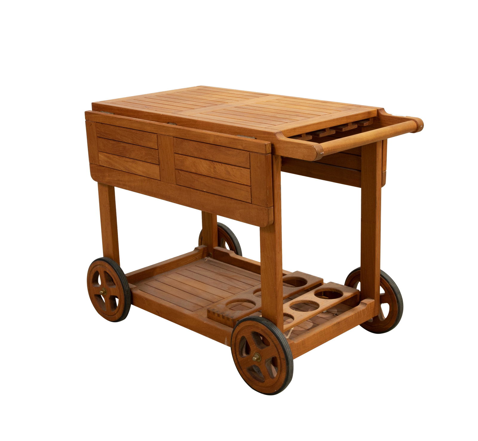 Teak Serving Cart (1 of 3)