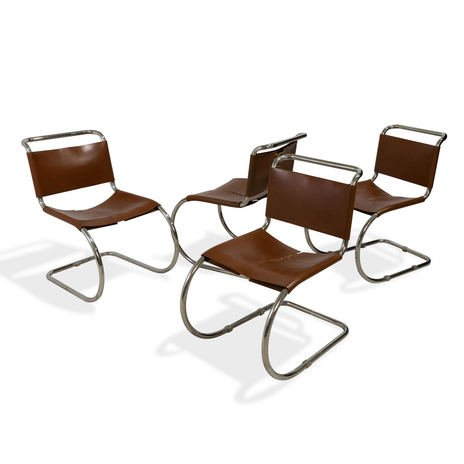 Mies Van Der Rohe - Knoll - Leather Chairs - 4 (1 of 4)