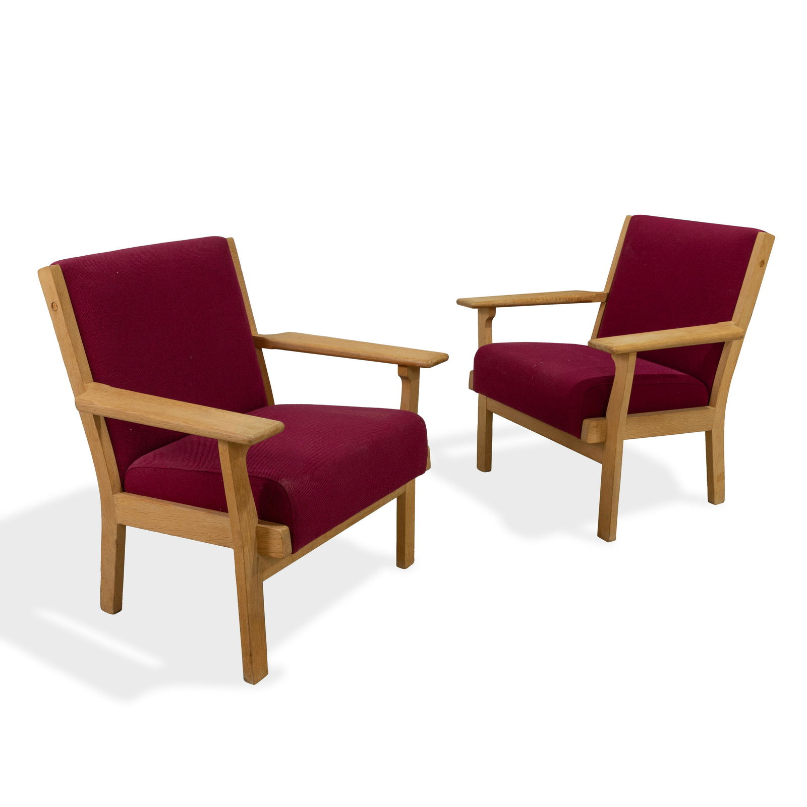 Paul Frankl Style - Oak Arm Chairs (1 of 3)