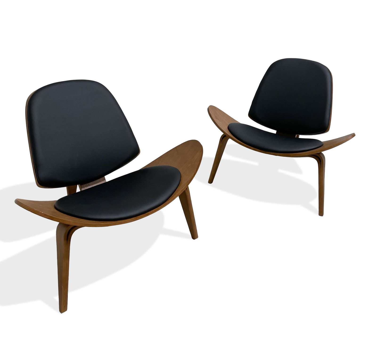 Hans Wegner Style - Shell Chairs (1 of 4)