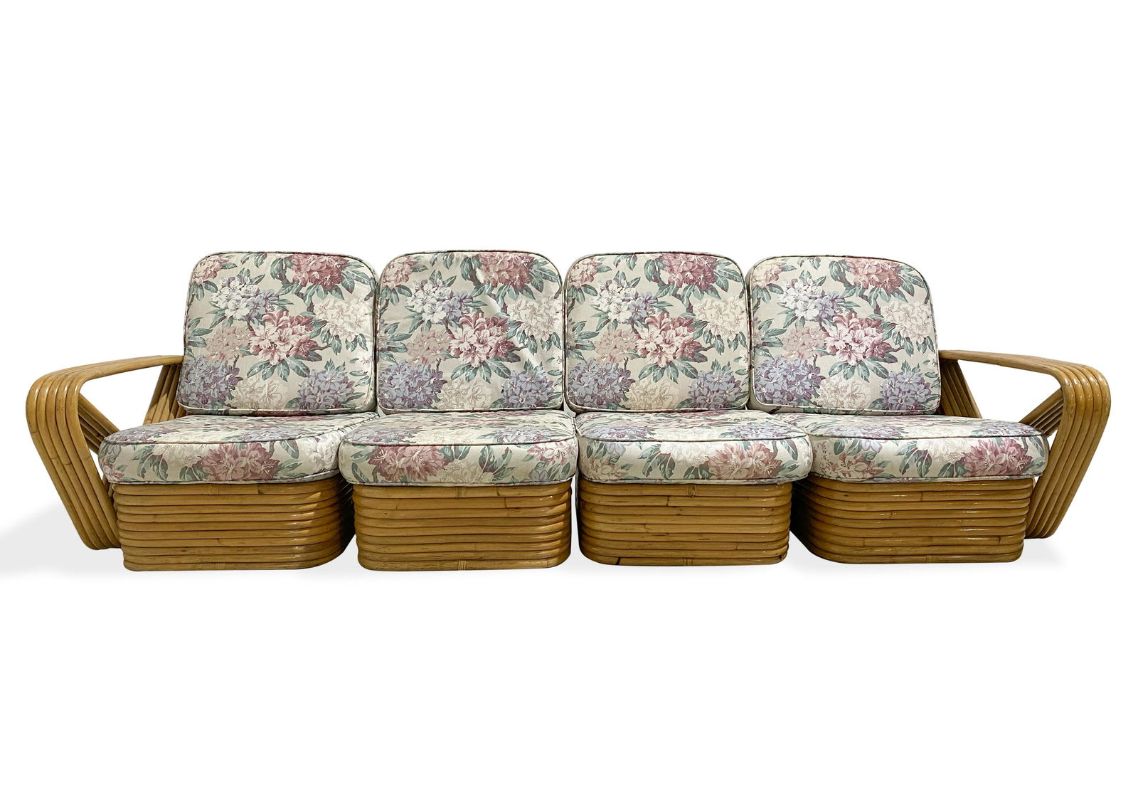 Paul Frankl - 3 Part Rattan Sofa (1 of 6)