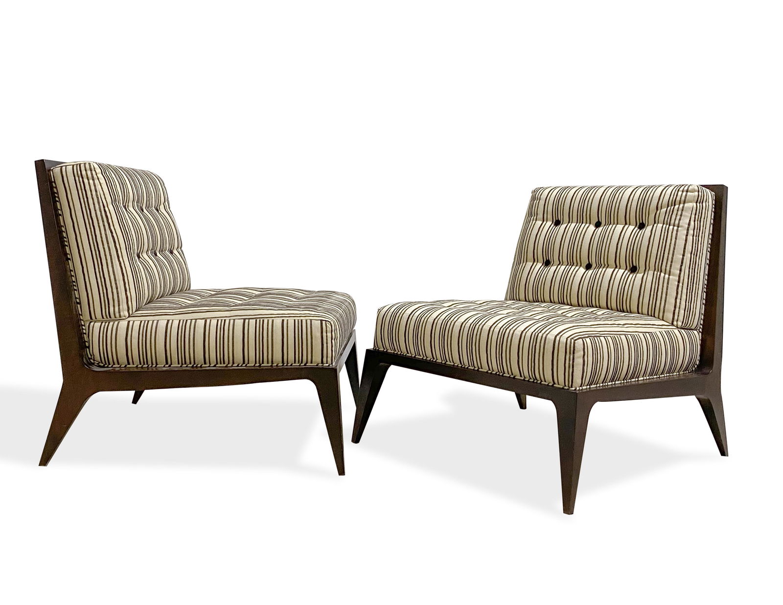 Mid Century Style Lounge Chairs - Pair (1 of 6)