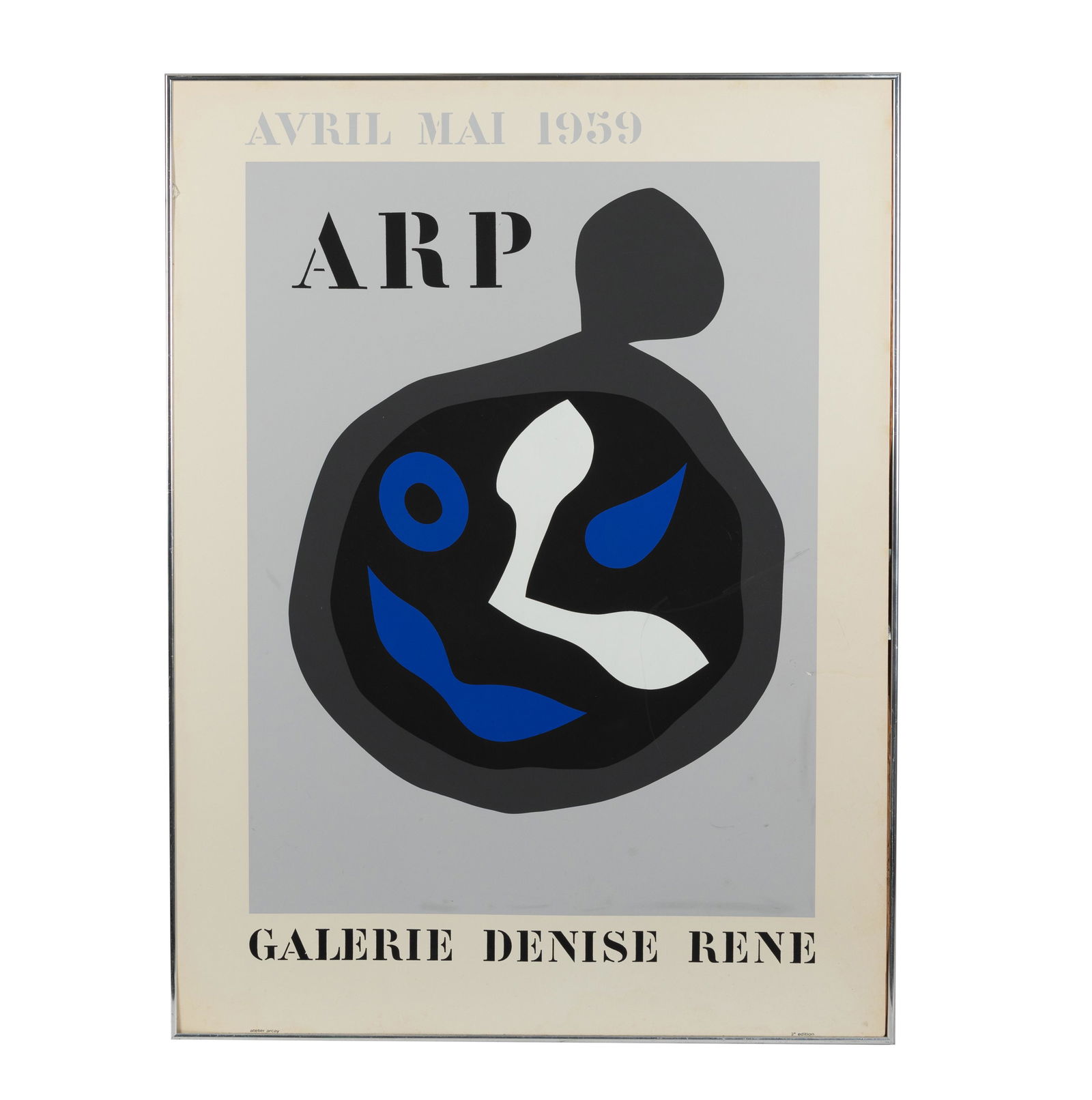 Jean Arp Galerie Denise Rene - 1959 Poster (1 of 5)