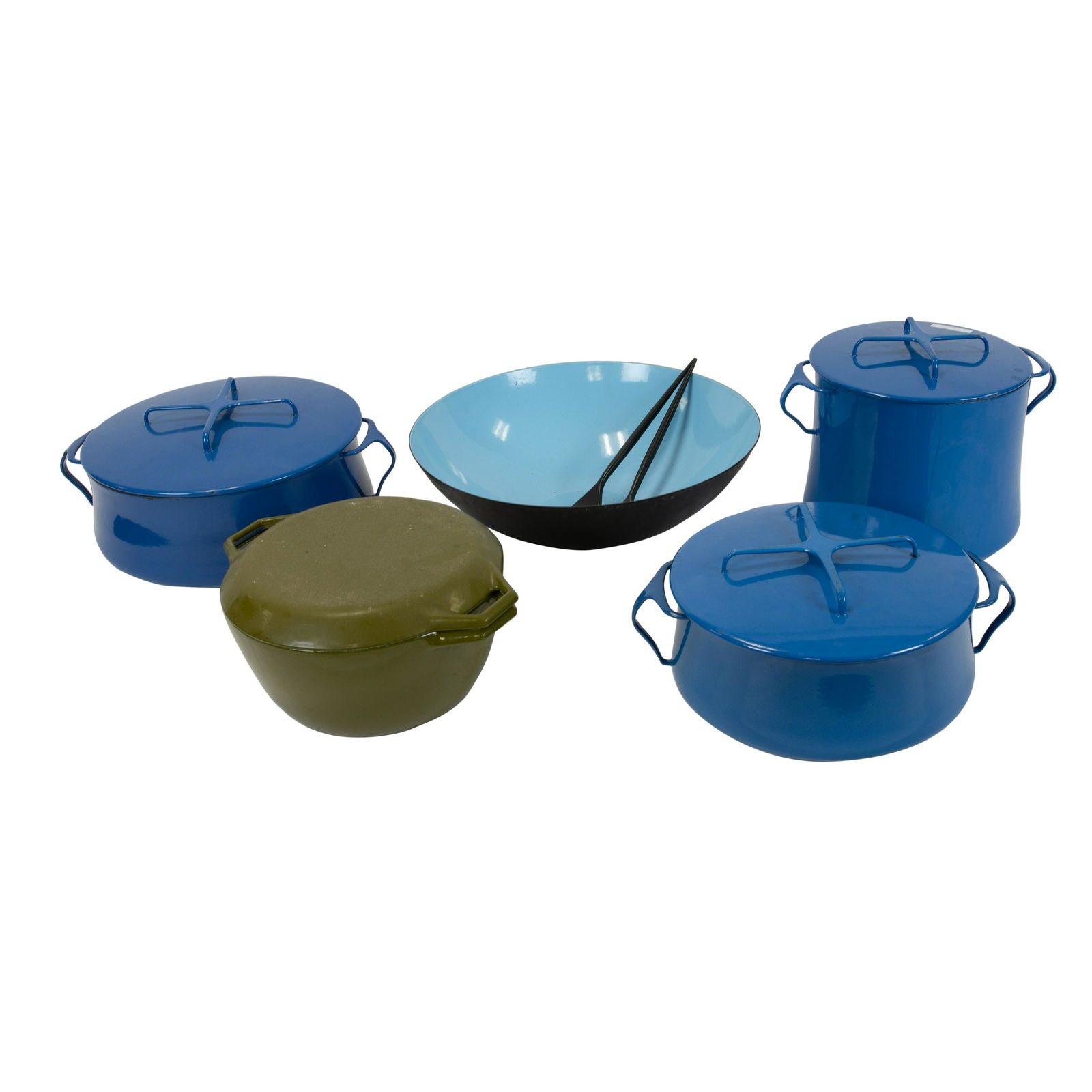 Danish Enamel Pots - 5 (1 of 3)