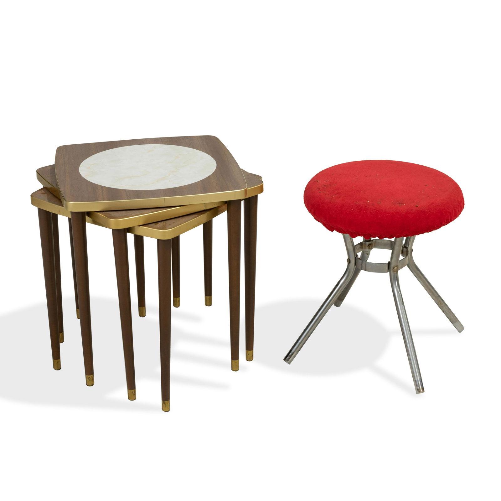 Nesting Tables and Stool (1 of 2)