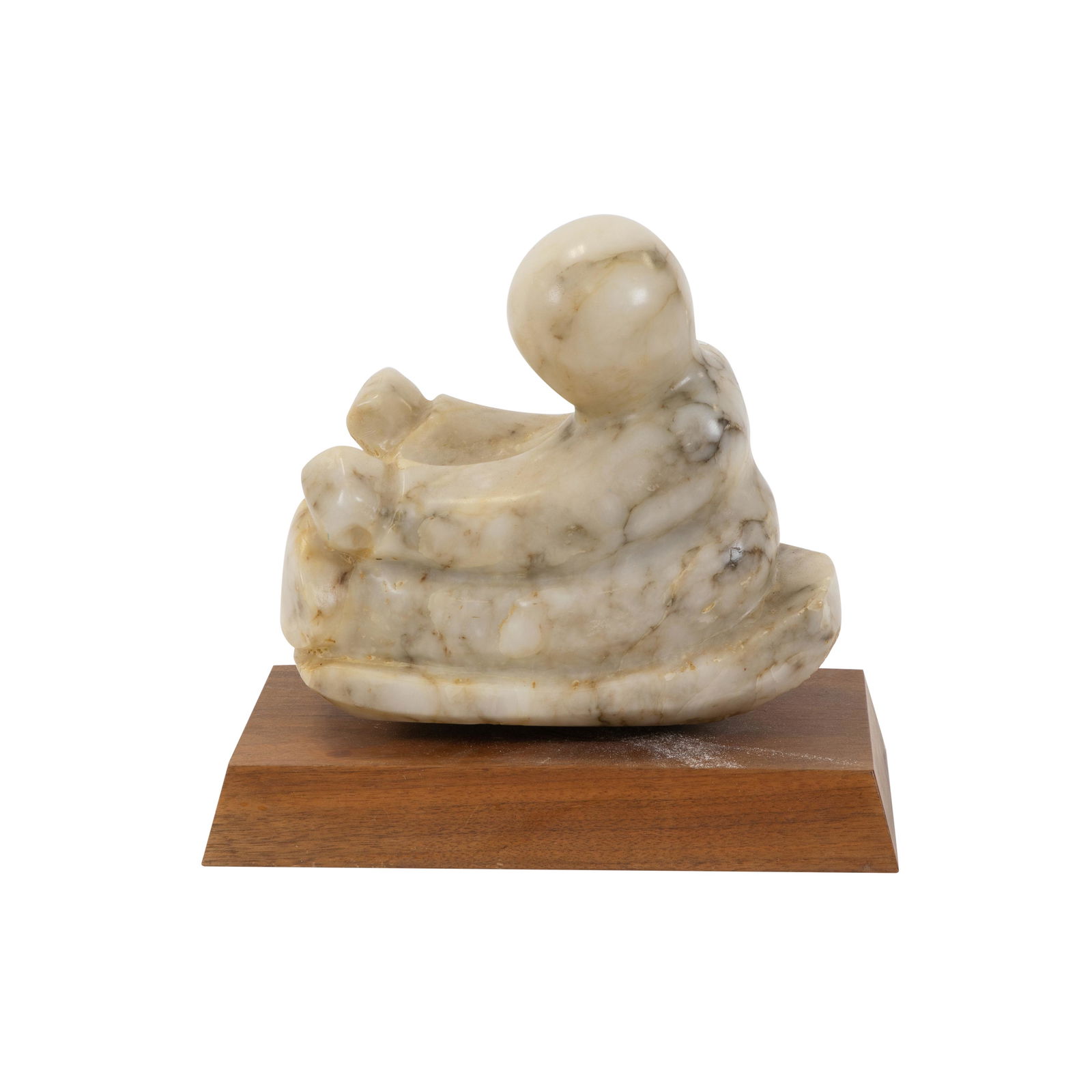 Mid Century Marble Sculpture (1 of 3)