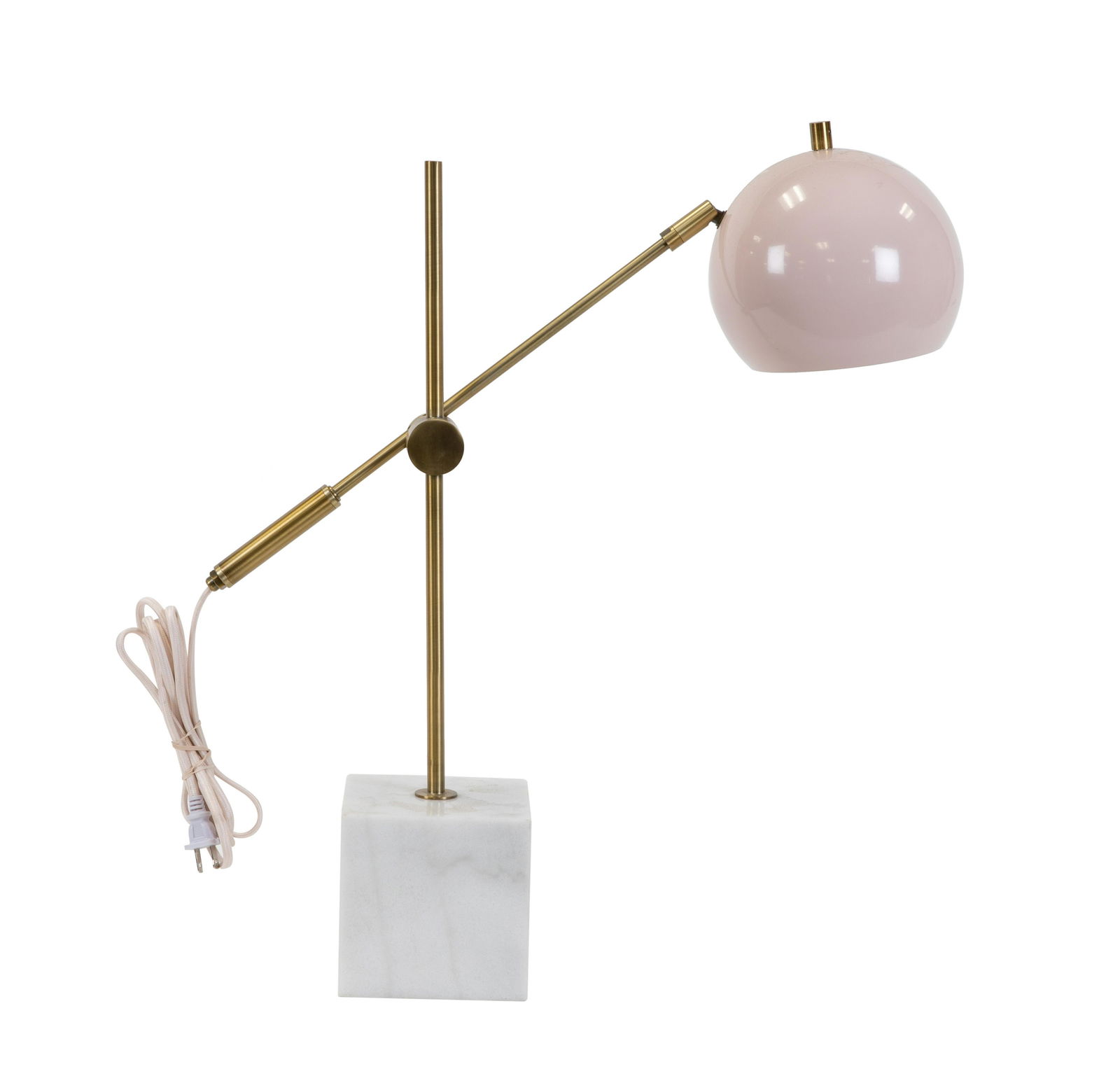 Marble and Brass Desk Lamp (1 of 3)