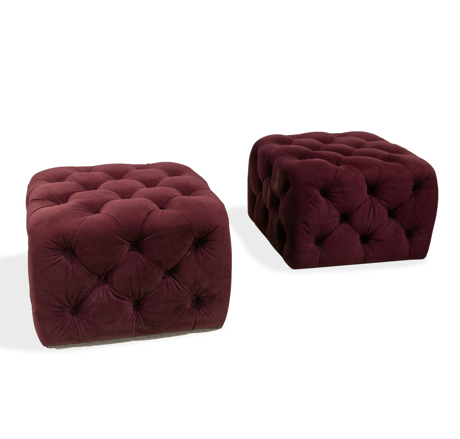 Tufted Ottomans - Pair (1 of 3)