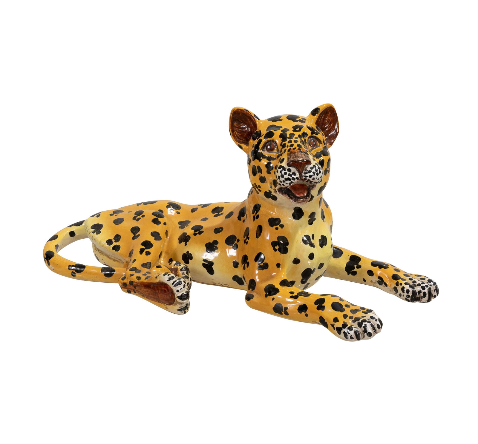 Italian Pottery Leopard (1 of 3)