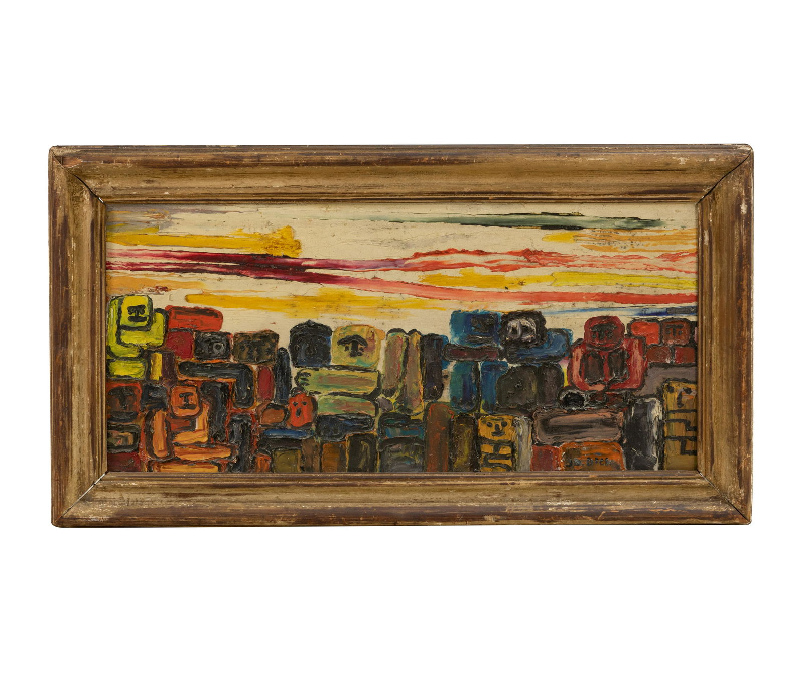 J.D. Dick - Abstract Oil on Board (1 of 4)