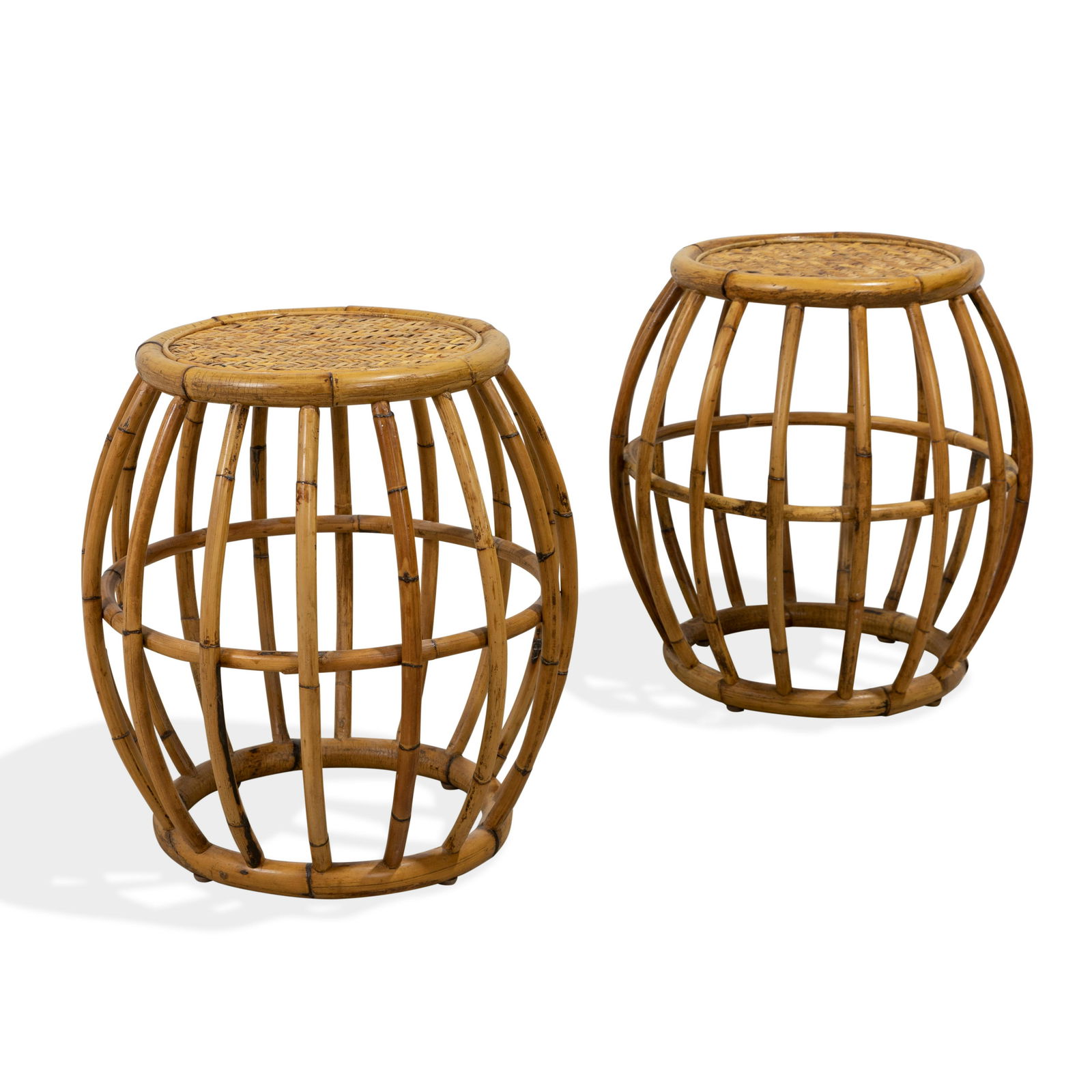 Rattan End Tables (1 of 2)
