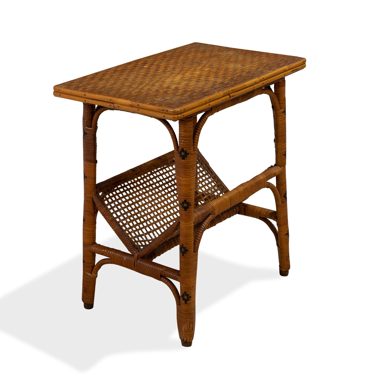 Calif-Asia - Rattan Side Table (1 of 4)