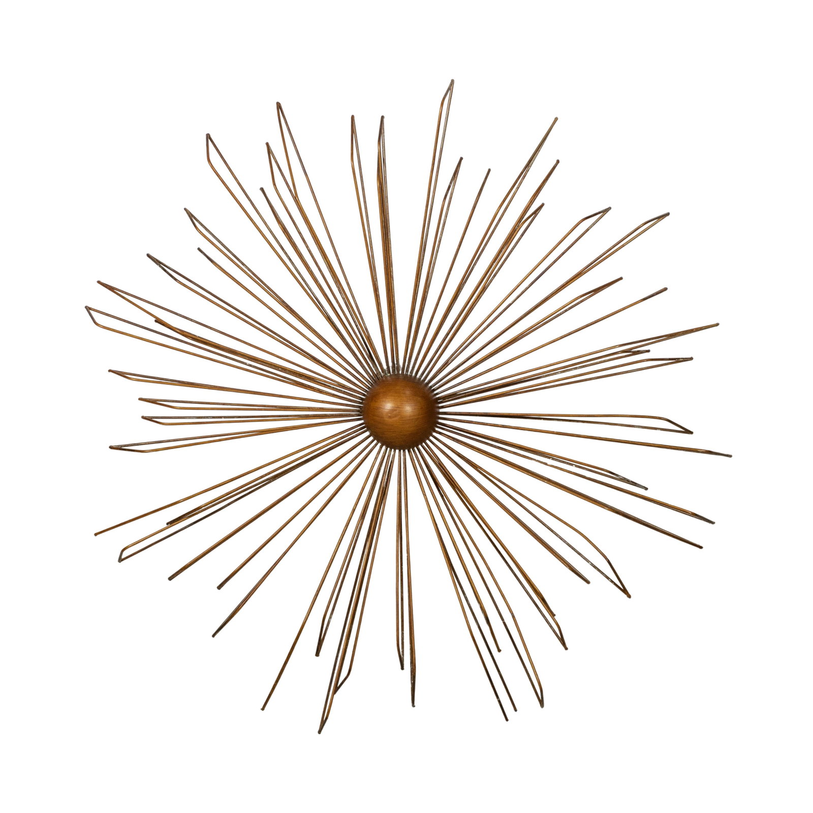 Sunburst Wall Sculpture: Description - Sunburst wall sculpture. Dimensions -