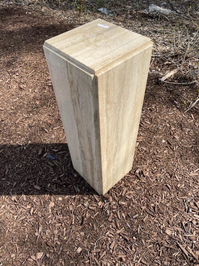 Travertine Pedestal (1 of 2)