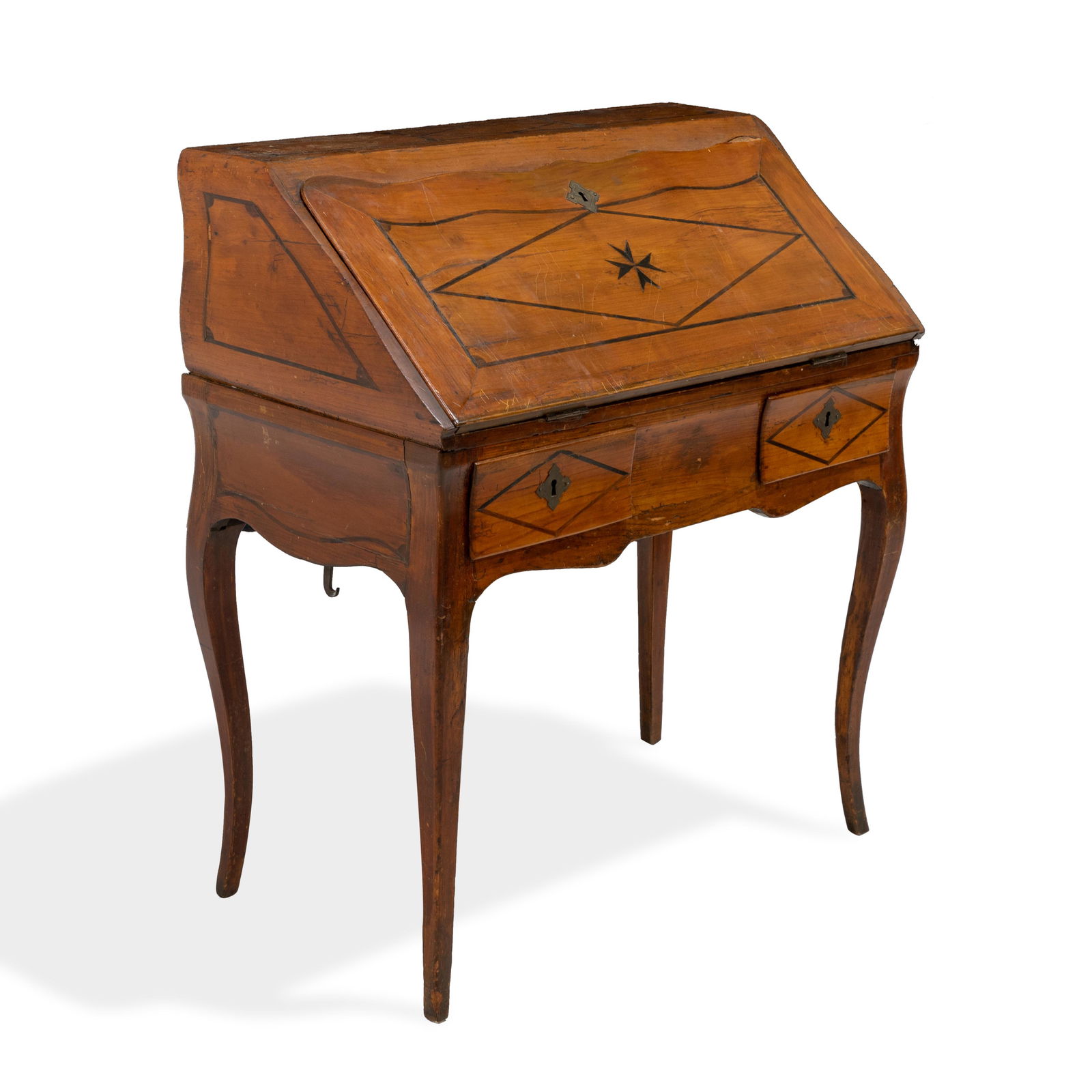 Italian Inlaid Slant Front Desk (1 of 10)