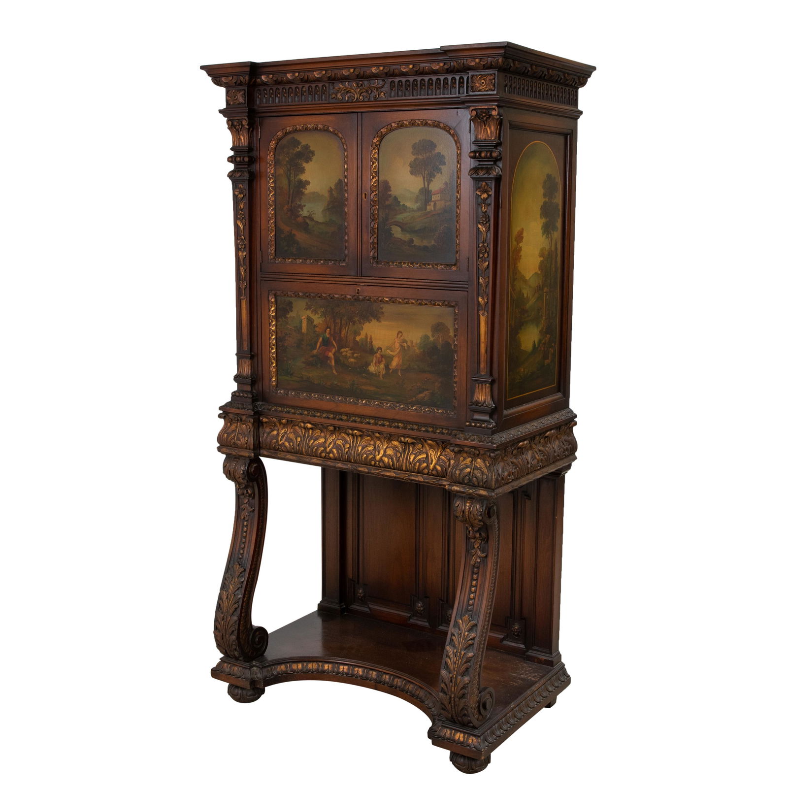 Hand Painted French Style Bar/Cabinet (1 of 6)