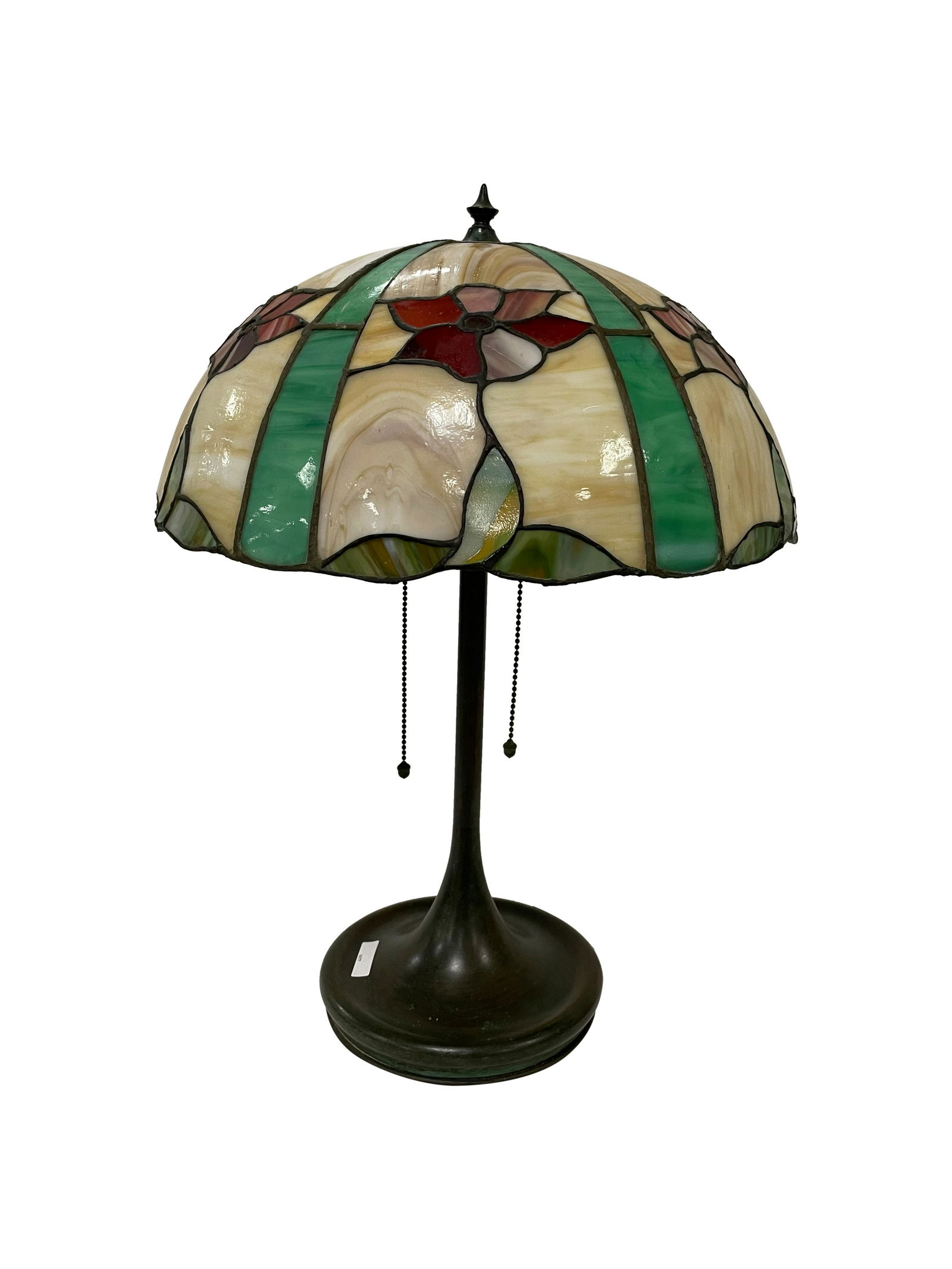 Handel Style Leaded Glass Lamp (1 of 2)