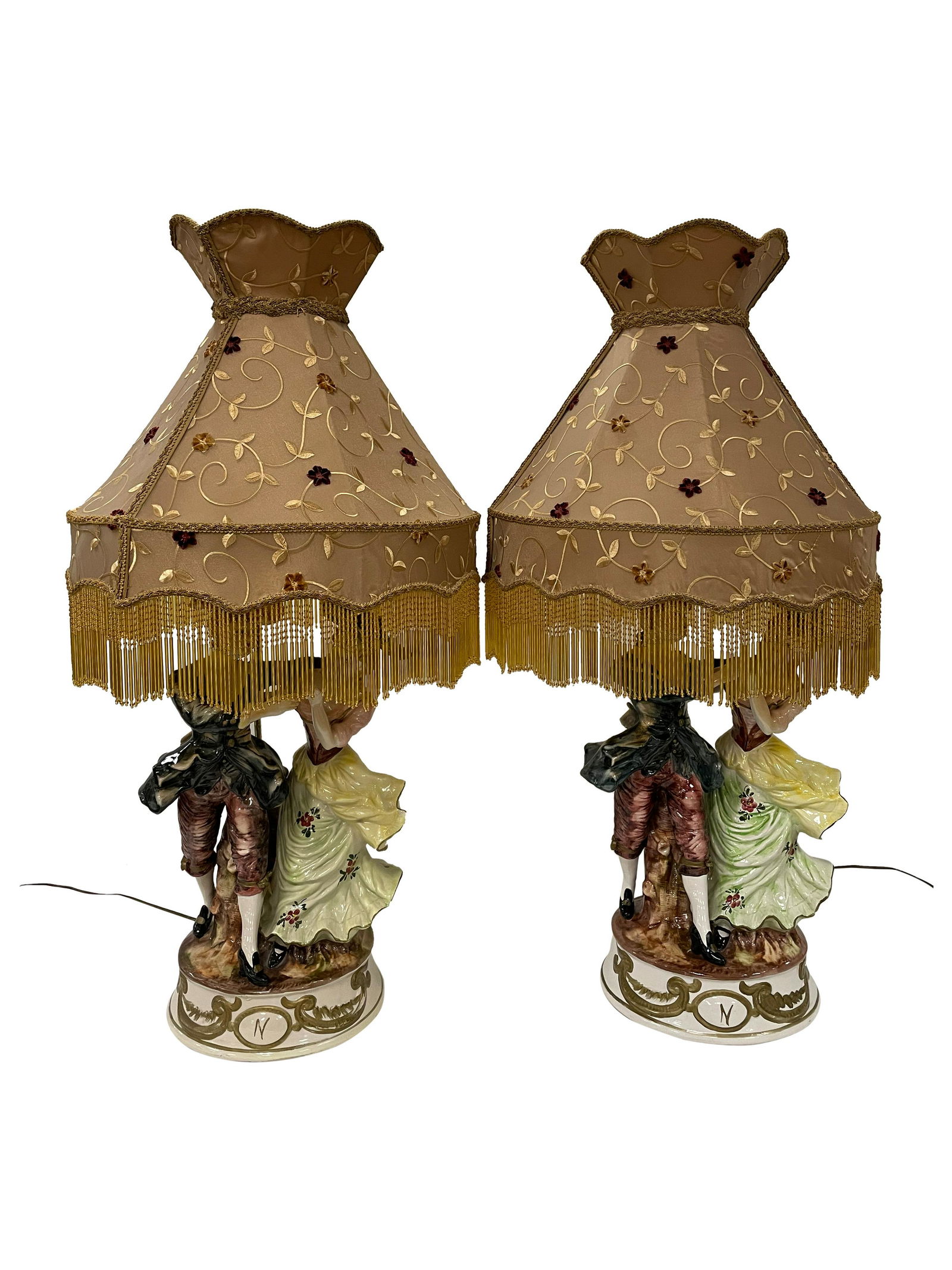 Capodimonte Figural Lamps (1 of 3)