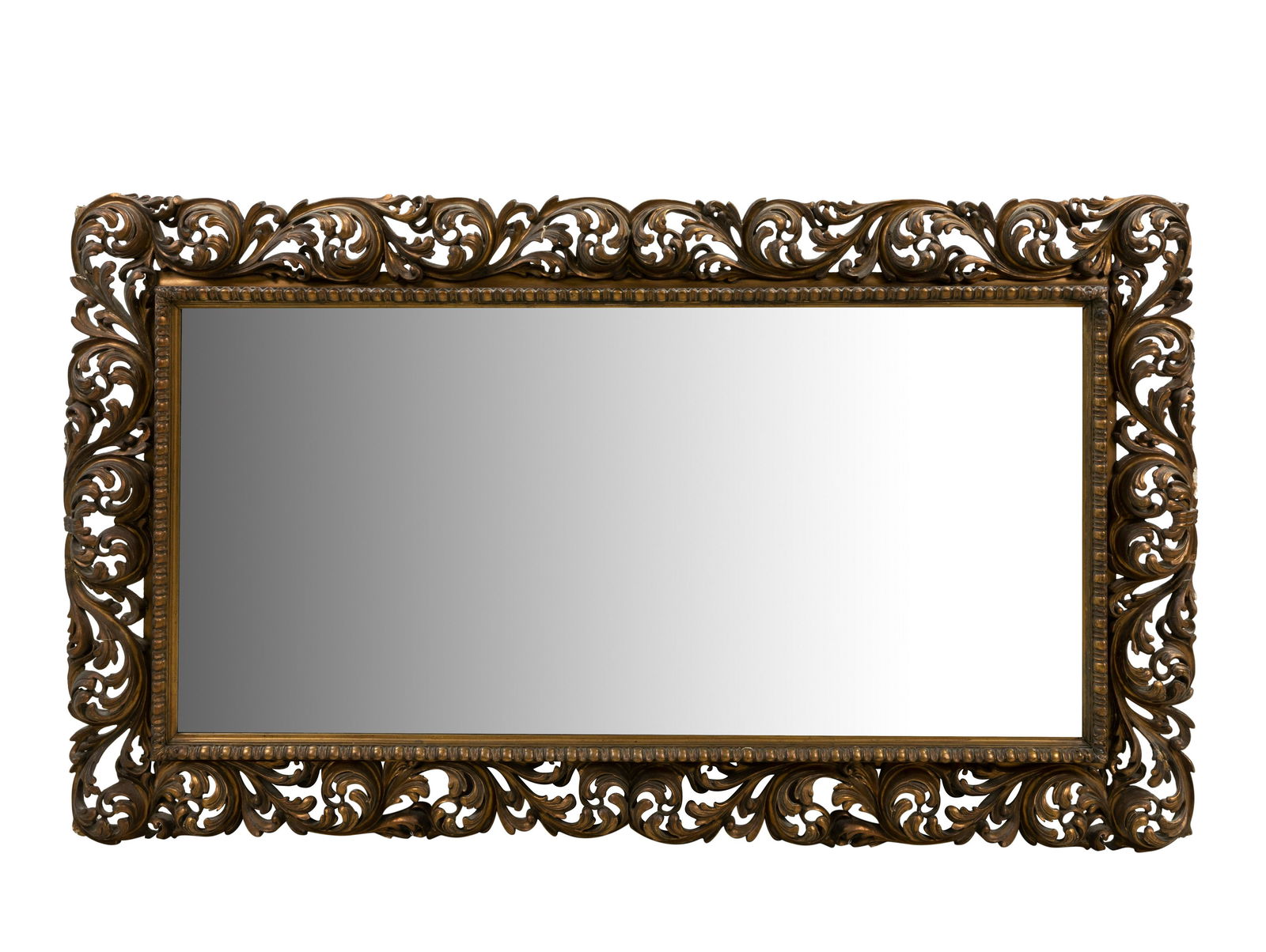 Italian Style Gilt Plaster Mirror (1 of 5)