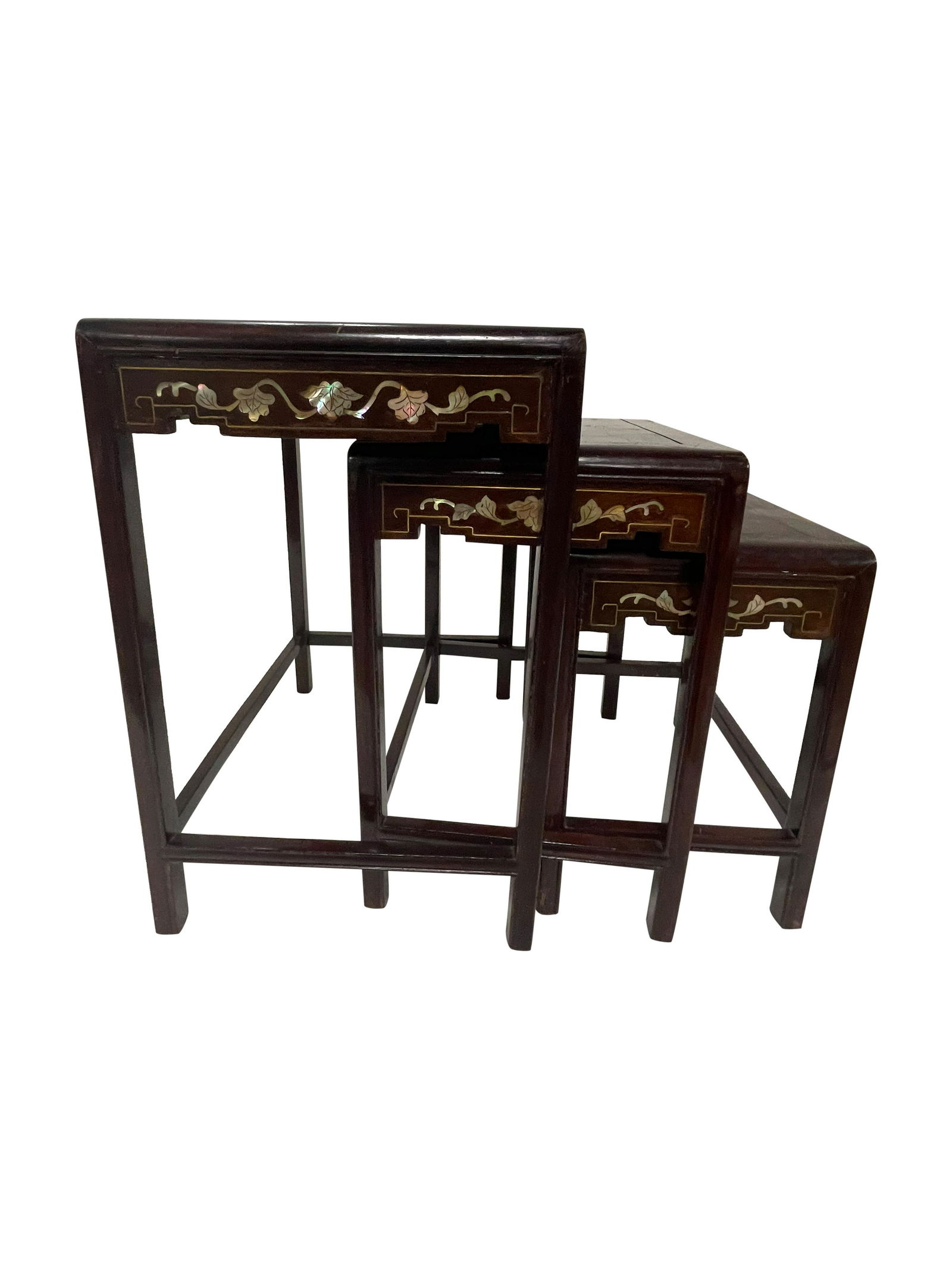 Nest of Miniature Chinese Tables - 3 (1 of 3)