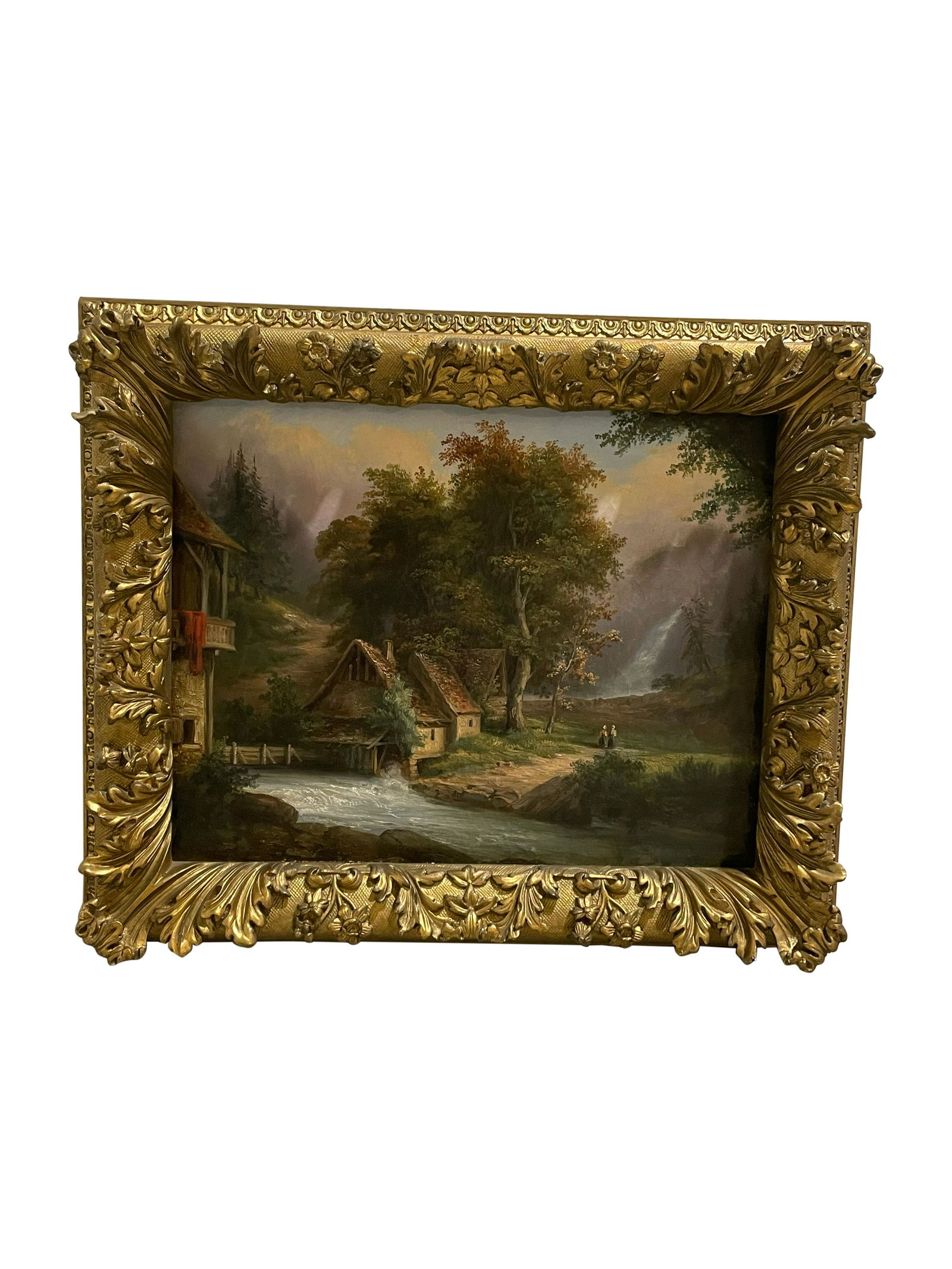 Oil on Canvas House on the River (1 of 3)