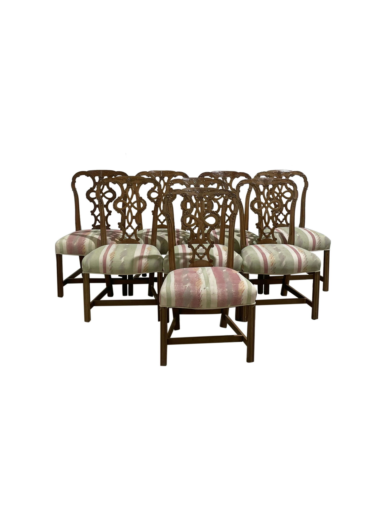 Chippendale Style Dining Chairs - 8 (1 of 3)