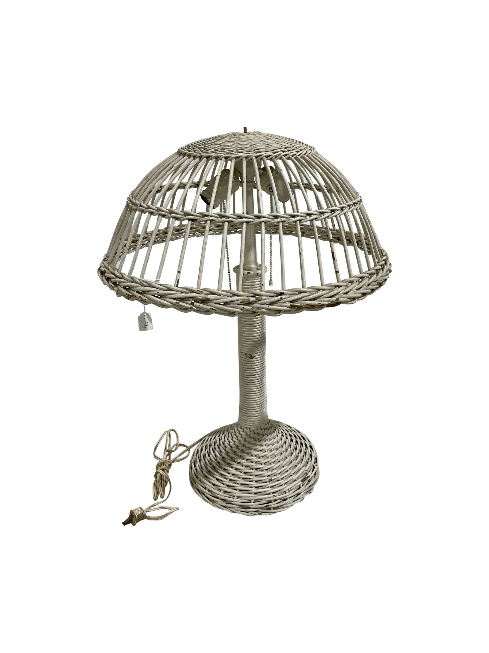 Wicker Table Lamp (1 of 2)