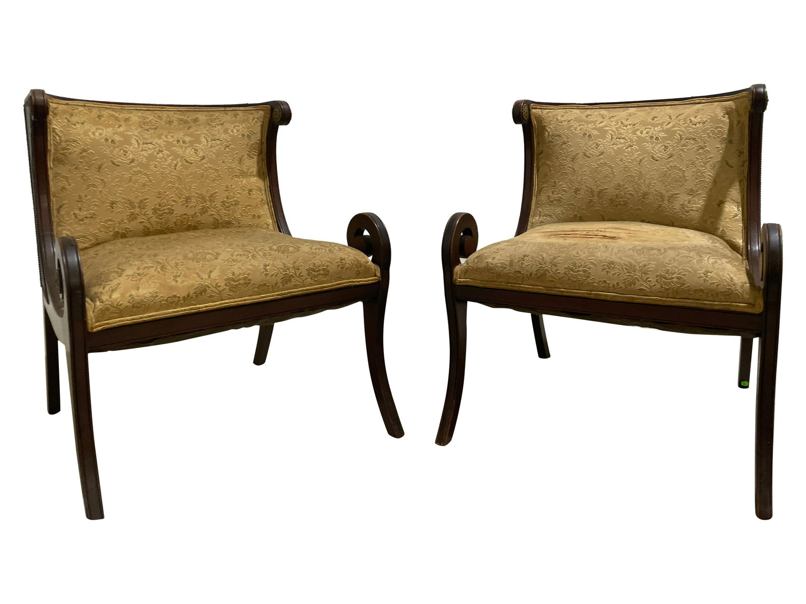 Mahogany Slipper Chairs (1 of 4)