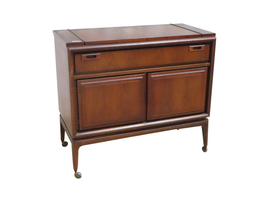 Peck & Hills - Walnut Serving Cart (1 of 5)