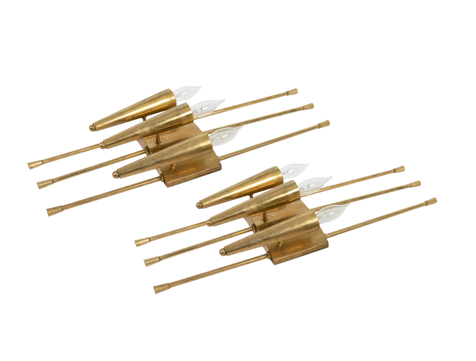 Brass Sconces - Pair (1 of 3)