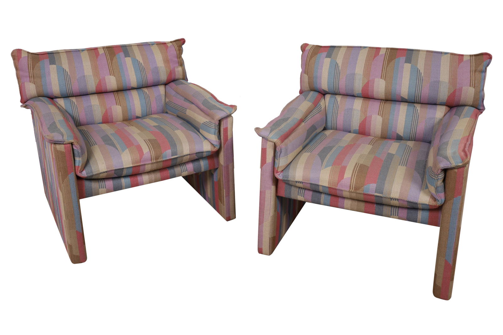 Italian Mid Century Lounge Chairs - Pair (1 of 3)