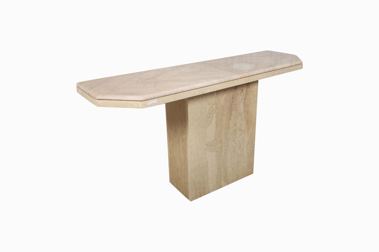 Travertine Console Table (1 of 3)