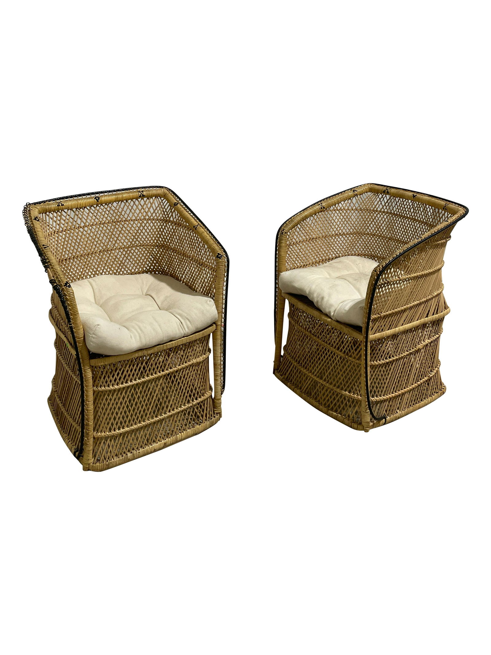 Wicker Chairs - Pair (1 of 4)
