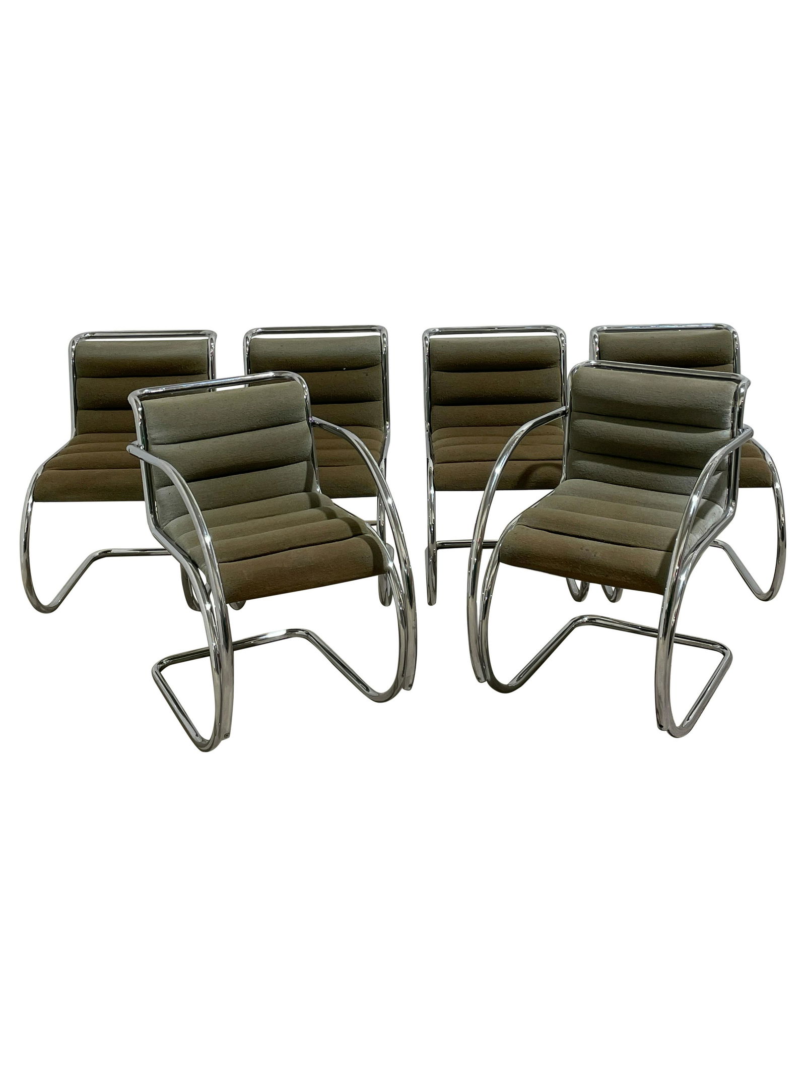 Mies Van Der Rohe Style - Cantilever Chairs - 6 (1 of 5)